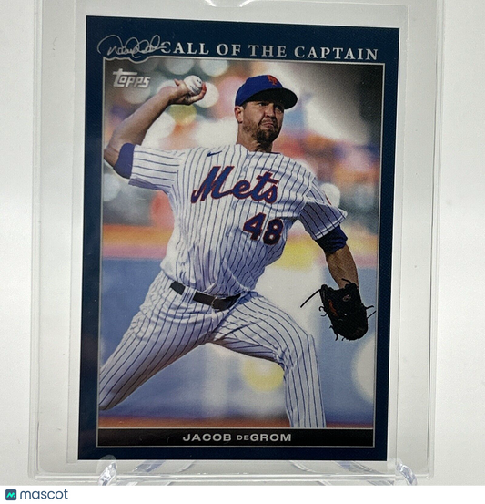 2022 Topps x Derek Jeter Jacob deGrom 72/175 Baseball Card #14 FREE SHIPPING