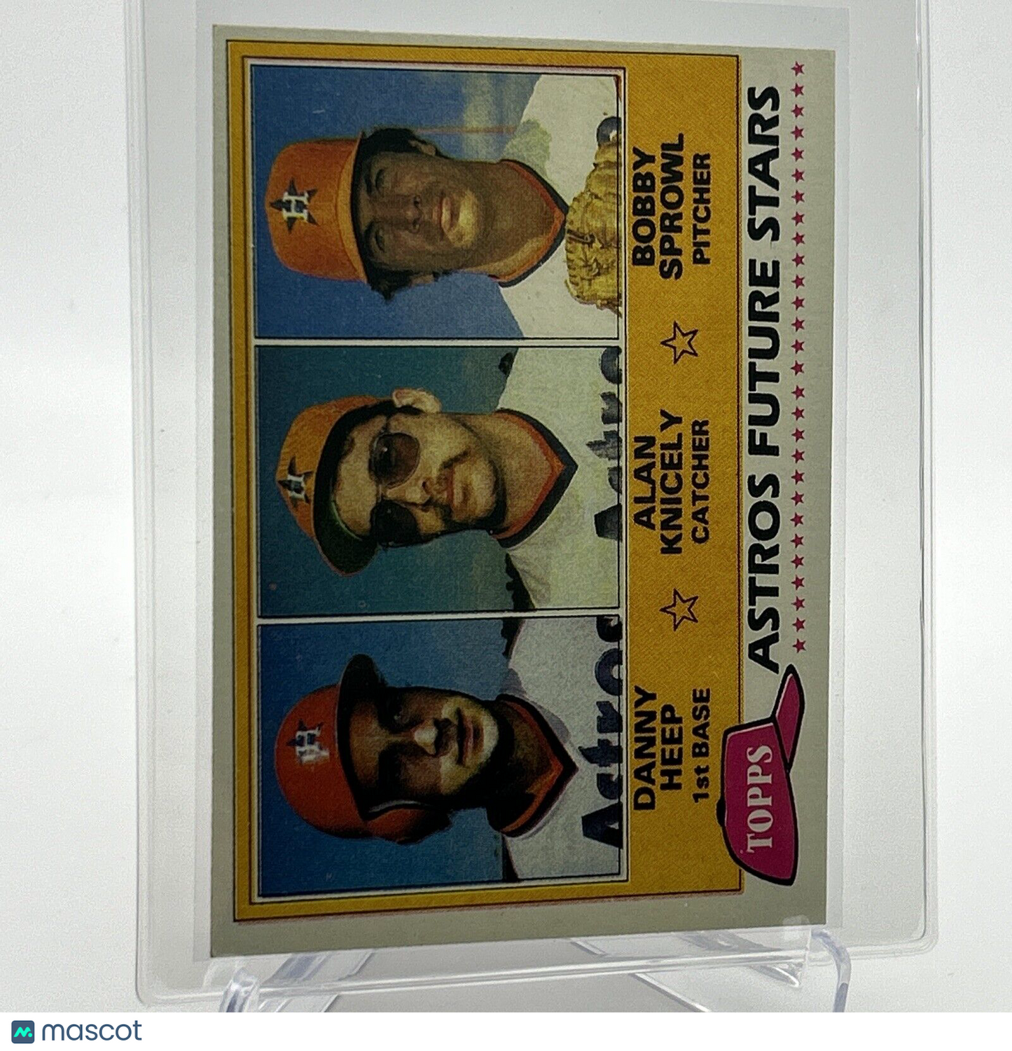 1981 Topps Astros Future Stars Rookie Baseball Card #82 NM-Mint FREE SHIPPING