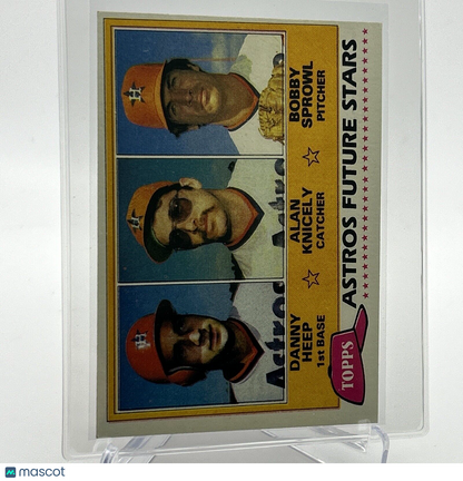 1981 Topps Astros Future Stars Rookie Baseball Card #82 NM-Mint FREE SHIPPING