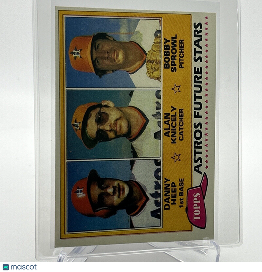 1981 Topps Astros Future Stars Rookie Baseball Card #82 NM-Mint FREE SHIPPING