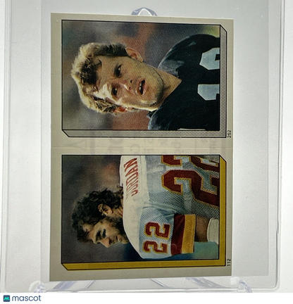 1986 Topps Curtis Jordan/Chris Bahr Sticker Card #112/262 NM-MT FREE SHIPPING