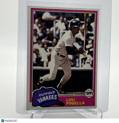 1981 Topps Lou Piniella Baseball Card #724 NM-Mint FREE SHIPPING