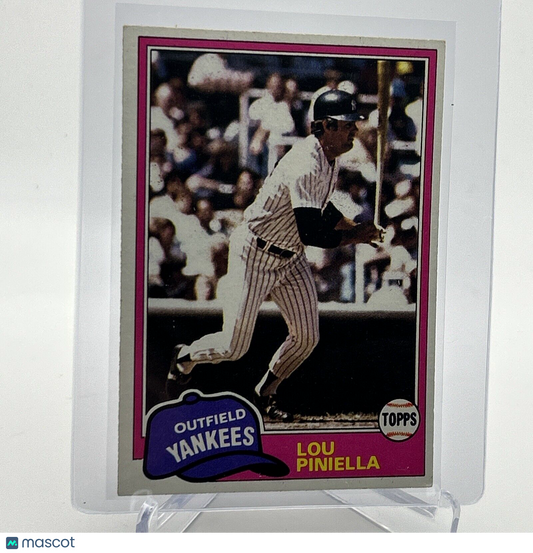 1981 Topps Lou Piniella Baseball Card #724 NM-Mint FREE SHIPPING