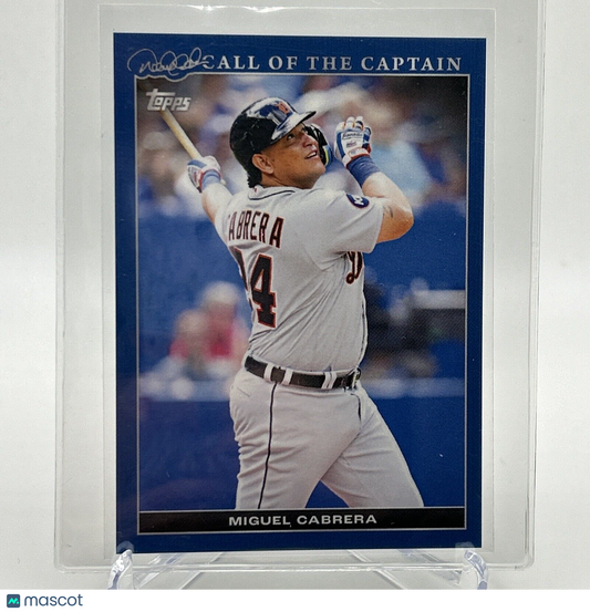 2022 Topps x Derek Jeter Miguel Cabrera 21/25 Baseball Card #12 FREE SHIPPING