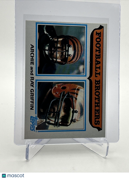 1982 Topps Archie Griffin/Ray Griffin Football Card #266 NM-MT FREE SHIPPING