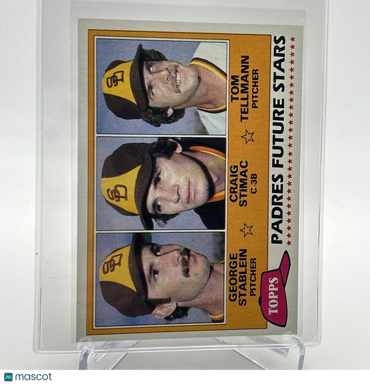 1981 Topps Padres Future Stars Rookie Baseball Card #356 NM-Mint FREE SHIPPING