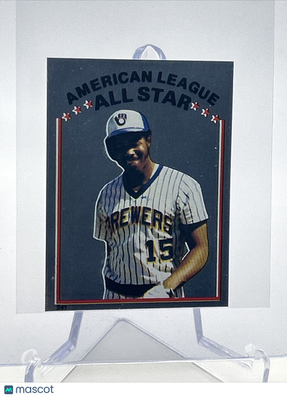 1981 Topps Stickers Cecil Cooper FOIL Baseball Card #241 NM-Mint FREE SHIPPING