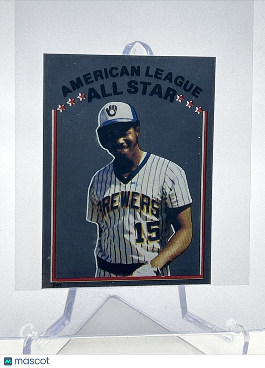 1981 Topps Stickers Cecil Cooper FOIL Baseball Card #241 NM-Mint FREE SHIPPING