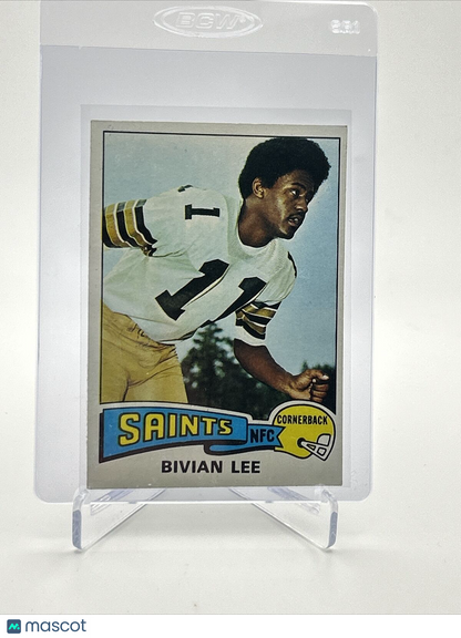1975 Topps Bivian Lee Football Card #47 EX Quality FREE SHIPPING