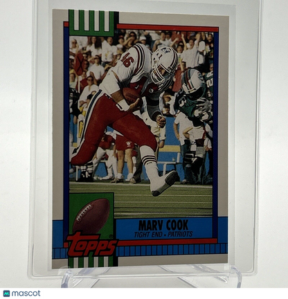 1990 Topps Traded Marv Cook Rookie Football Card #90T Mint FREE SHIPPING