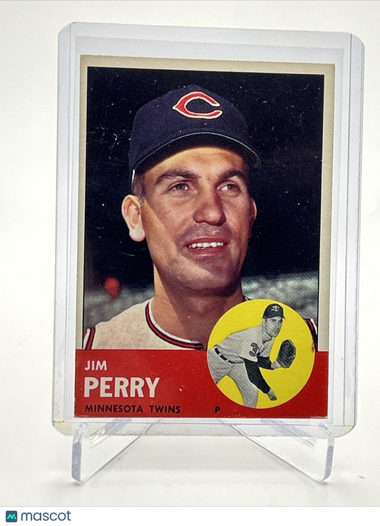 1963 Topps Jim Perry Baseball Card #535 VG-EX Quality FREE SHIPPING