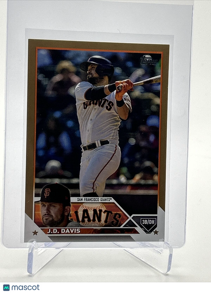 2023 Topps GOLD J.D. Davis Baseball Card #335 /2023 FREE SHIPPING