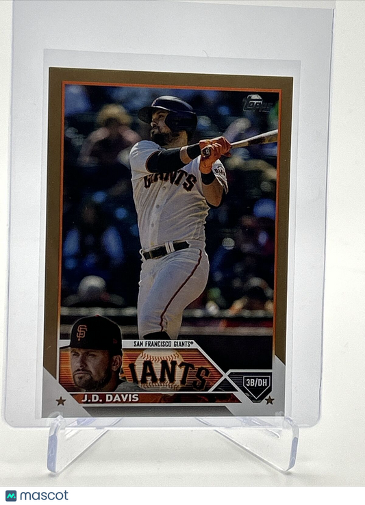 2023 Topps GOLD J.D. Davis Baseball Card #335 /2023 FREE SHIPPING