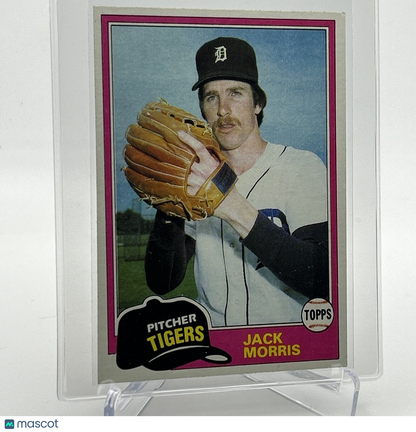 1981 Topps Jack Morris Baseball Card #572 NM-Mint FREE SHIPPING