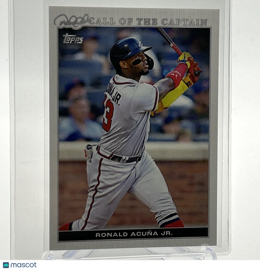 2022 Topps x Derek Jeter Ronald Acuña Jr. Baseball Card #2 Mint FREE SHIPPING