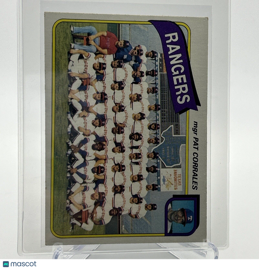 1980 Topps Pat Corrales Checklist Baseball Card #41 NM-Mint FREE SHIPPING