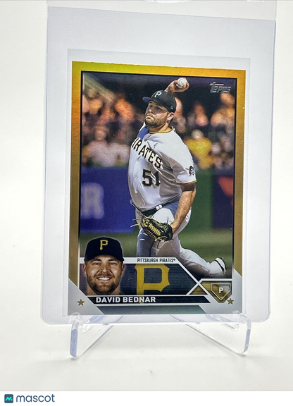 2023 Topps GOLD FOIL David Bednar Baseball Card #553 FREE SHIPPING