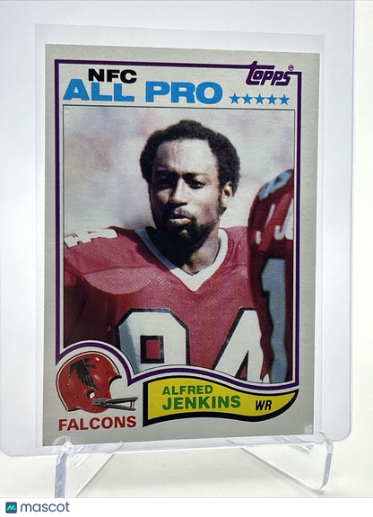 1982 Topps Alfred Jenkins Football Card #281 NM-MT FREE SHIPPING