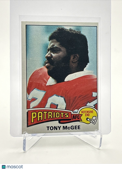 1975 Topps Tony McGee Football Card #41 EX Quality FREE SHIPPING