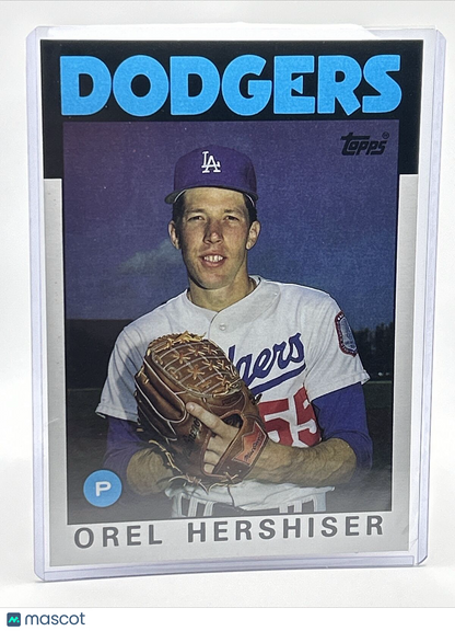 1986 Topps Super Orel Hershiser Baseball Card #33 NM-Mint FREE SHIPPING