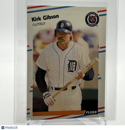 1988 Fleer GLOSSY Kirk Gibson Baseball Card #55 Mint FREE SHIPPING