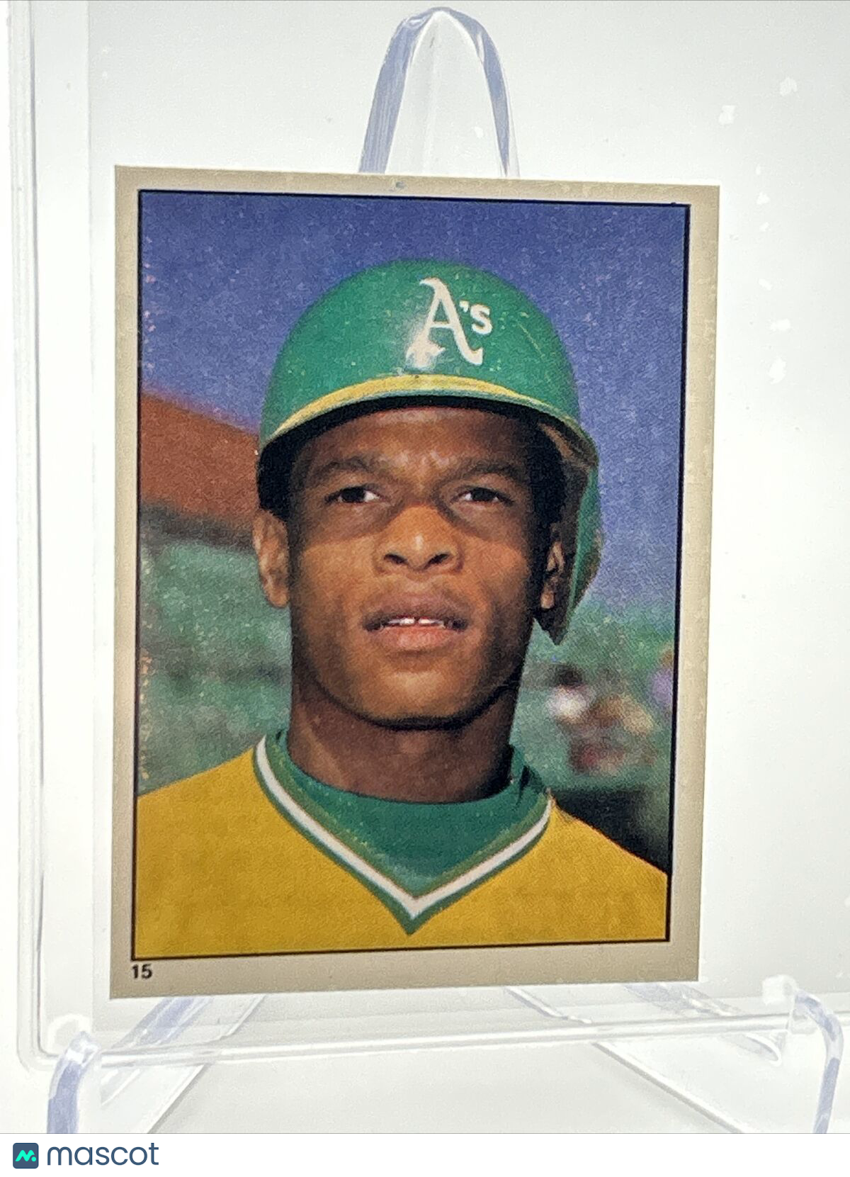 1981 Topps Stickers Rickey Henderson Baseball Card #15 NM-Mint FREE SHIPPING