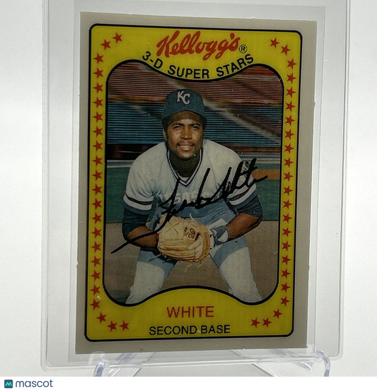 1981 Kellogg's Frank White Baseball Card #34 NM-Mint FREE SHIPPING