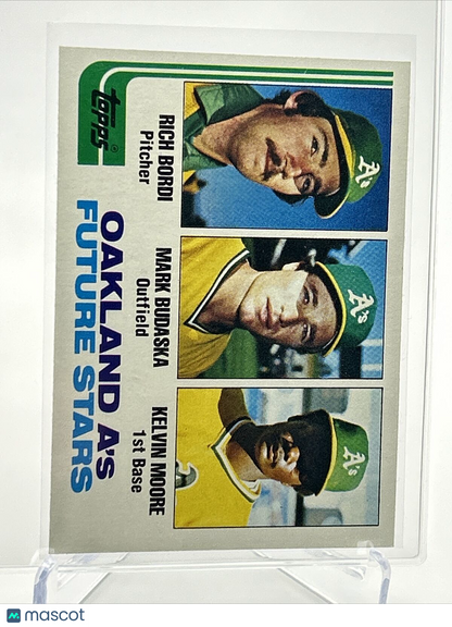 1982 Topps A's Future Stars Rookie Baseball Card #531 NM-Mint FREE SHIPPING
