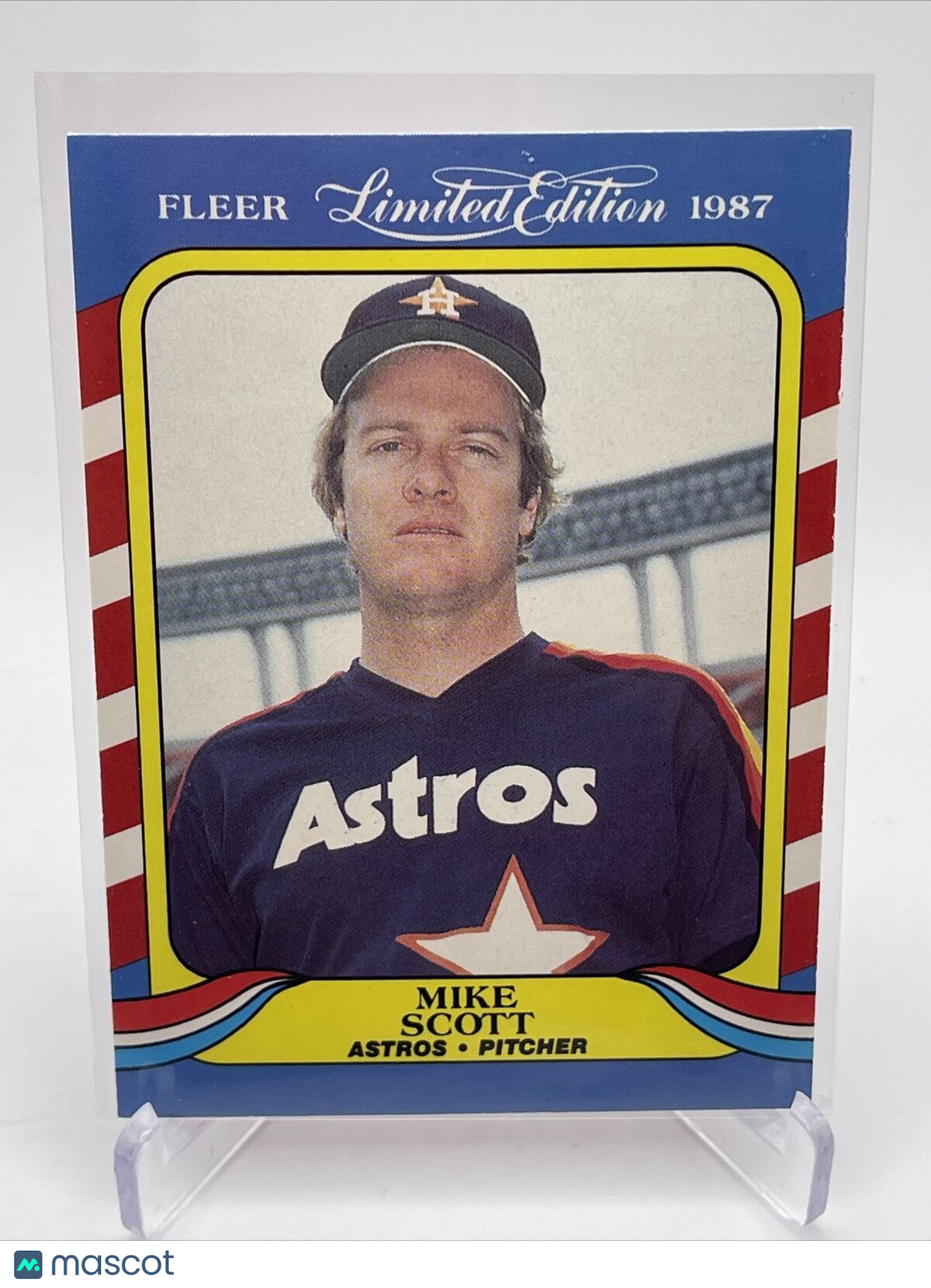 1987 Fleer Limited Edition Mike Scott Baseball Card #38 Mint FREE SHIPPING