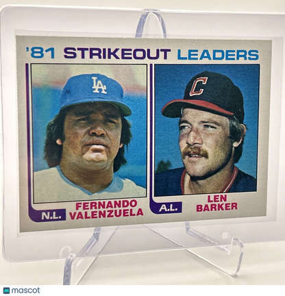 1982 Topps '81 Strikeout Leaders Baseball Card #166 NM-Mint FREE SHIPPING