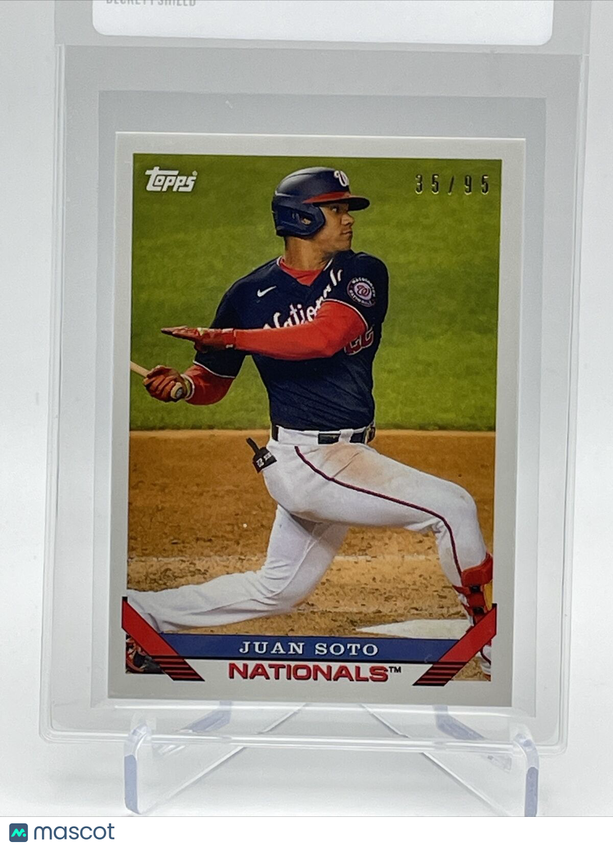 2021 Topps Transcendent Juan Soto Baseball Card #1993-JS 35/95 1993 Topps