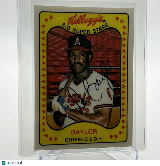 1981 Kellogg's Don Baylor Baseball Card #15 NM-Mint FREE SHIPPING