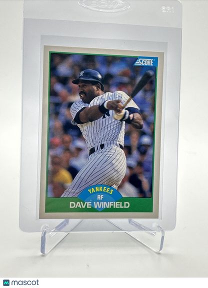 1989 Score Dave Winfield Baseball Card #50 Mint FREE SHIPPING