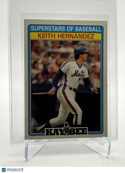 1987 Topps Kay-bee Keith Hernandez Baseball Card #17 Mint FREE SHIPPING