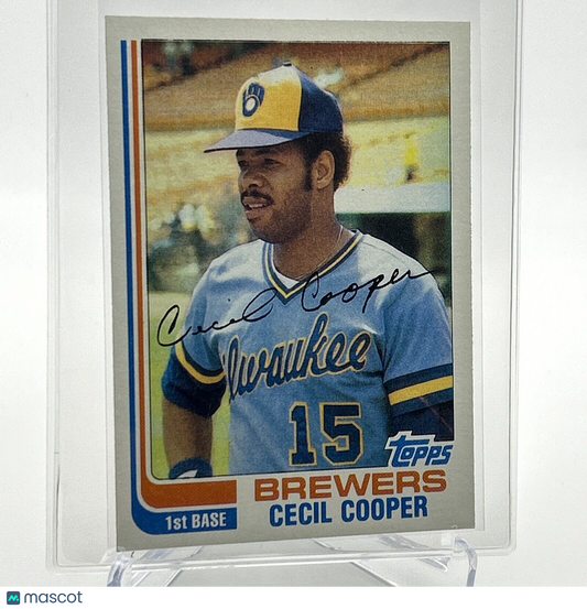 1982 Topps Cecil Cooper Baseball Card #675 NM-Mint FREE SHIPPING