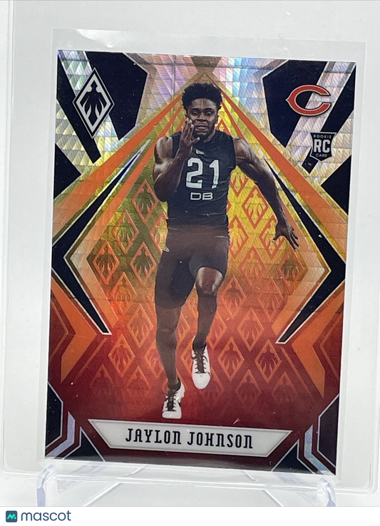 2020 Panini Phoenix FIRE BURST Jaylon Johnson Rookie #164 Mint FREE SHIPPING