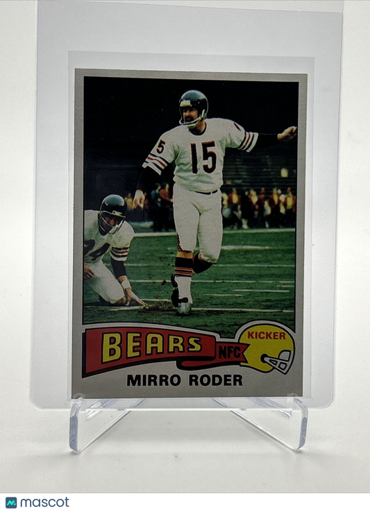 1975 Topps Mirro Roder Football Card #508 NM Quality FREE SHIPPING