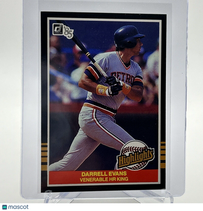 1985 Donruss Highlights Darrell Evans Baseball Card #51 NM-MT FREE SHIPPING