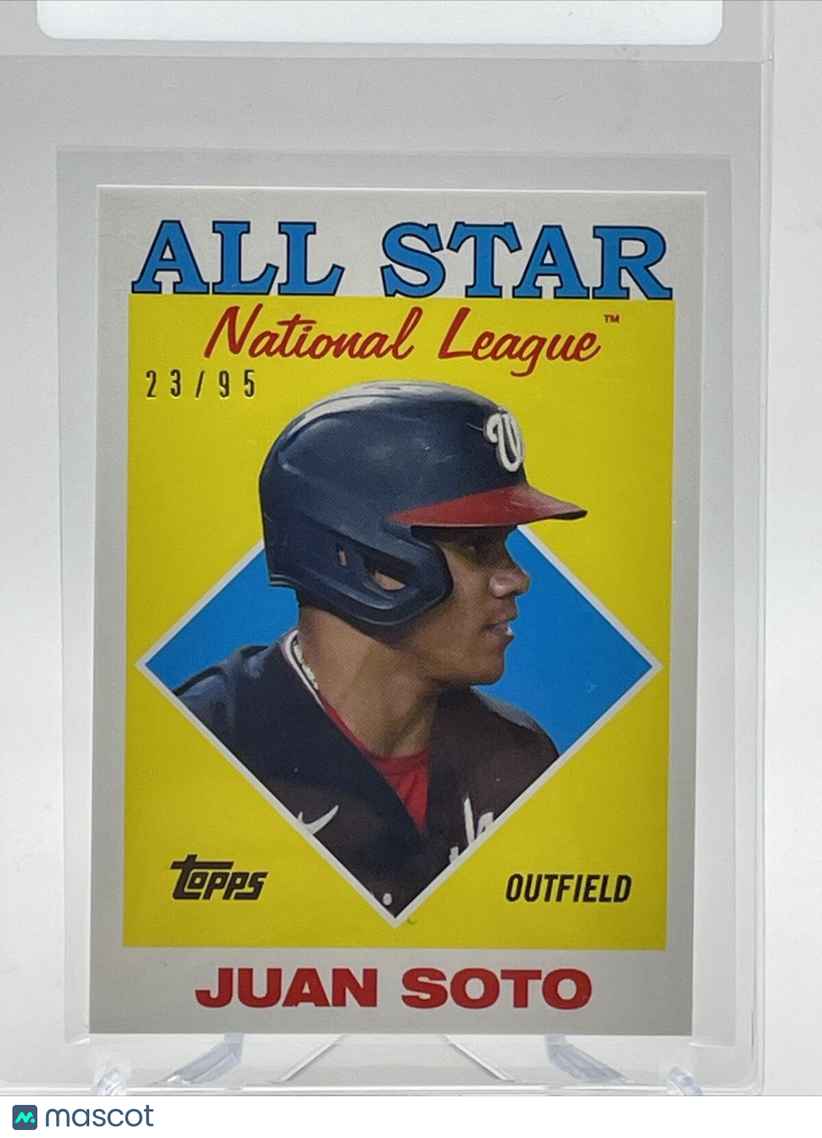2021 Topps Transcendent Juan Soto Baseball Card #1988AS-JS 23/95 1988 Topps