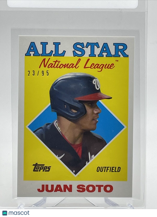 2021 Topps Transcendent Juan Soto Baseball Card #1988AS-JS 23/95 1988 Topps