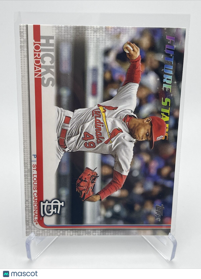 2019 Topps Jordan Hicks Baseball Card #329 Mint FREE SHIPPING