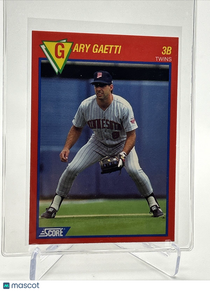 1989 Score Hottest 100 Gary Gaetti Baseball Card #21 Mint FREE SHIPPING