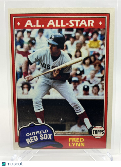 1981 Topps Fred Lynn Baseball Card #720 EX-Mint FREE SHIPPING