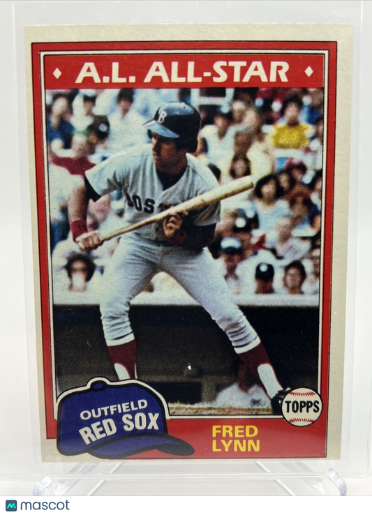 1981 Topps Fred Lynn Baseball Card #720 EX-Mint FREE SHIPPING