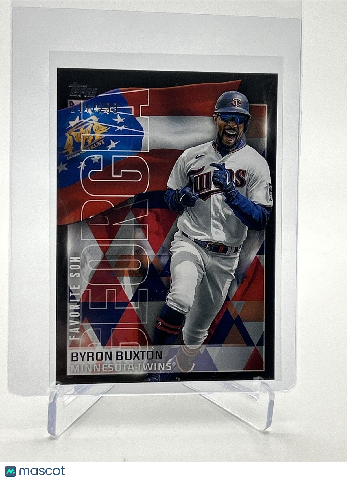 2023 Topps Favorite Sons BLACK Byron Buxton Card #FS-15 144/299 FREE SHIPPING