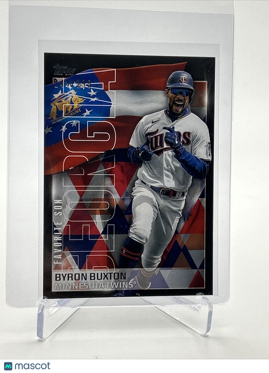 2023 Topps Favorite Sons BLACK Byron Buxton Card #FS-15 144/299 FREE SHIPPING