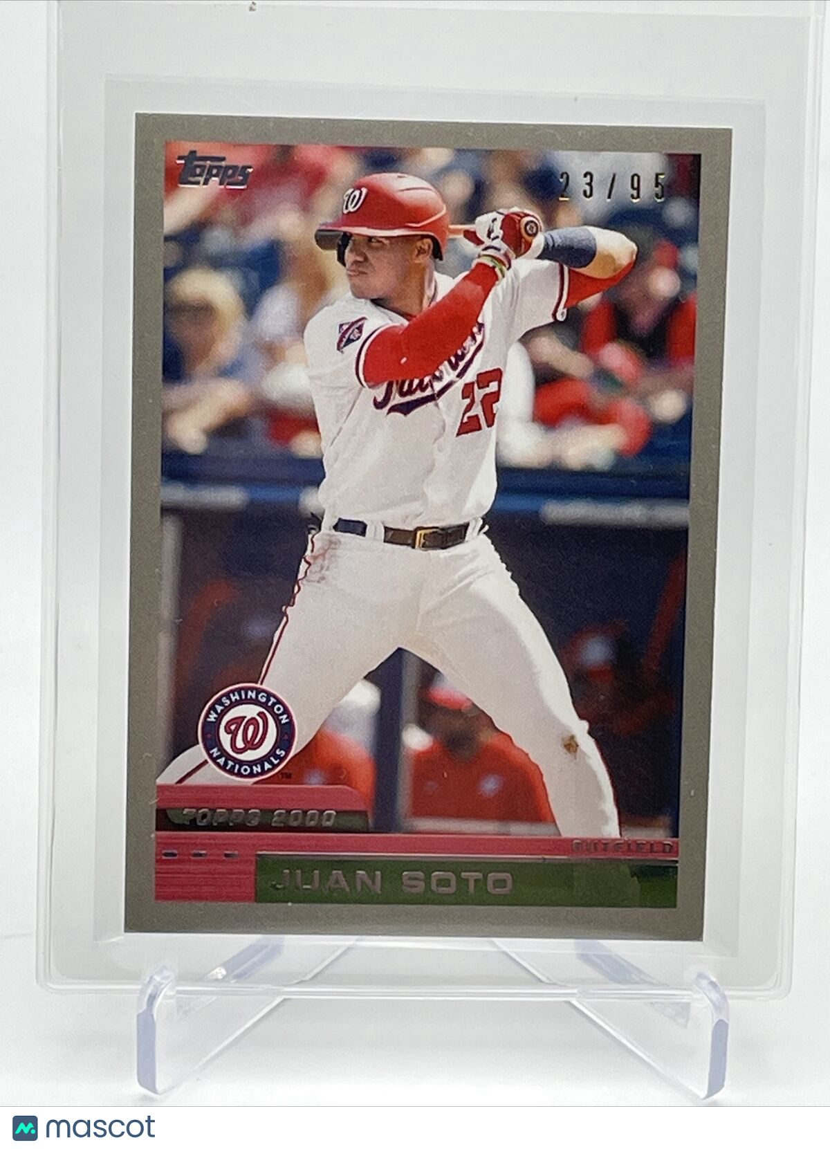 2021 Topps Transcendent Juan Soto Baseball Card #2000-JS 23/95 2000 Topps