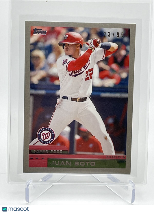 2021 Topps Transcendent Juan Soto Baseball Card #2000-JS 23/95 2000 Topps