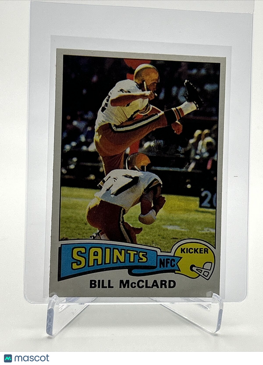 1975 Topps Bill McClard Football Card #382 NM Quality FREE SHIPPING