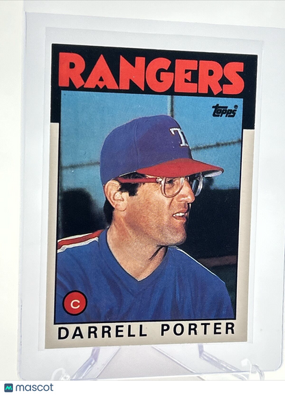 1986 Topps Traded Darrell Porter Baseball Card #88T NM-MT FREE SHIPPING